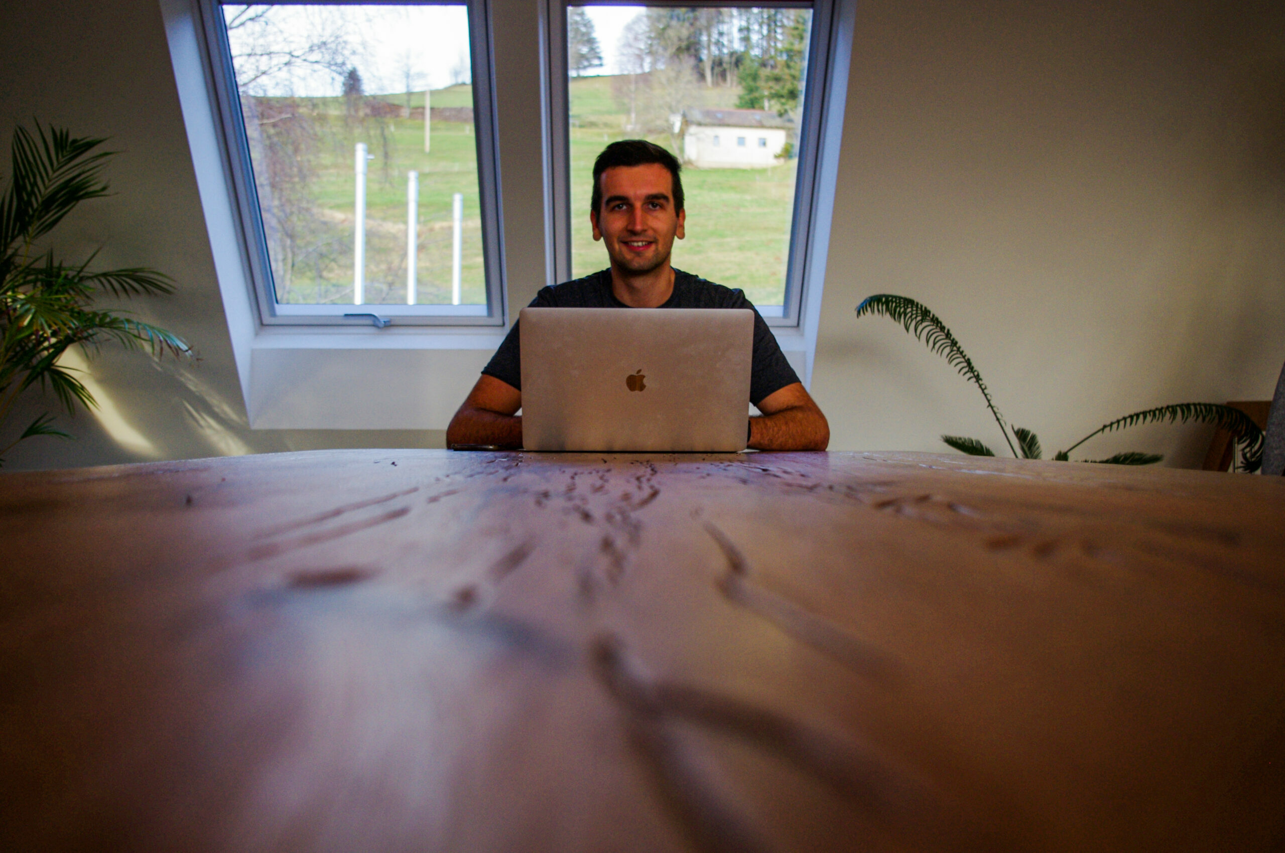 Marco Heine, Entwickler der MeinDachdecker-App